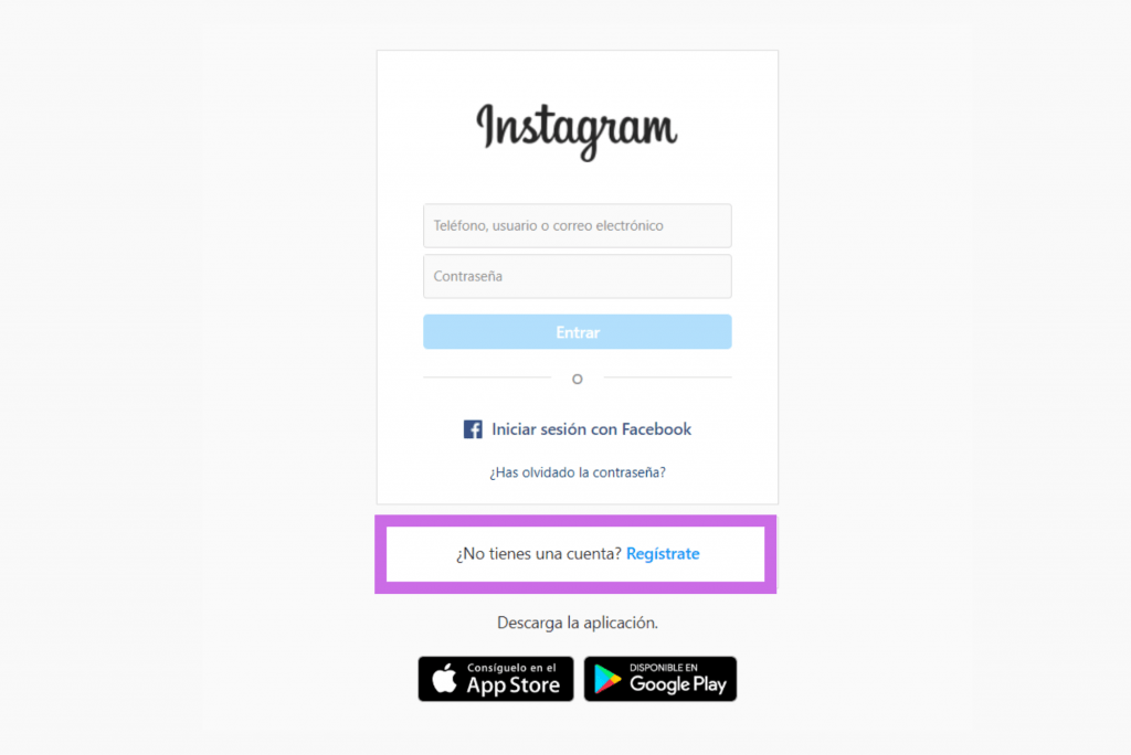 cuenta de empresa en Instagram